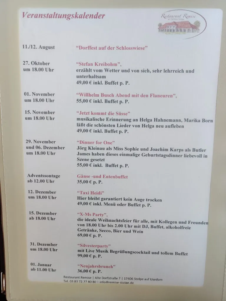 Menu_Restaurant Remise_Usedom_image_1