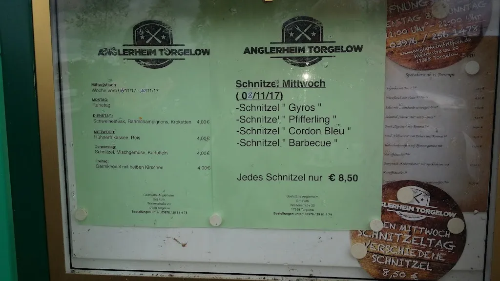 Menu_Gaststätte Anglerheim Grit Foth_Torgelow_immagine_3