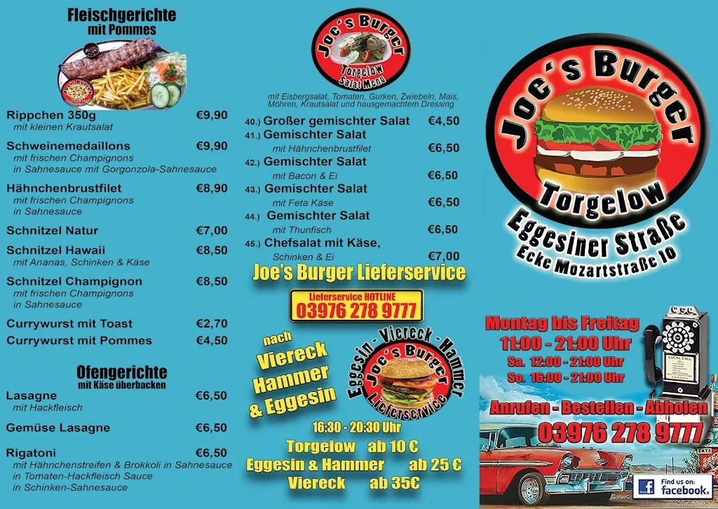Menu_Joe's Burger - Torgelow_Torgelow_immagine_3