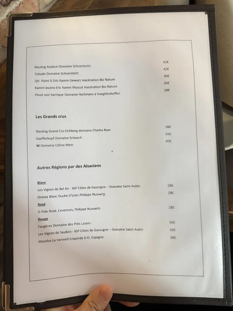 Menu_Restaurant Les Chauvins_France_image_4