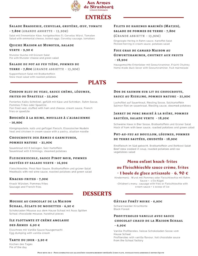 Menu_Aux Armes de Strasbourg_France_image_1
