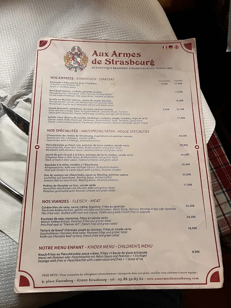 Menu_Aux Armes de Strasbourg_France_image_3