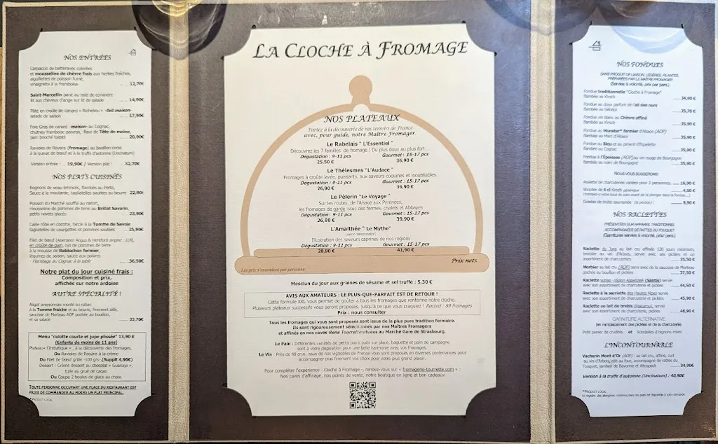 Menu_La Cloche à Fromage RESTAURANT_France_image_3