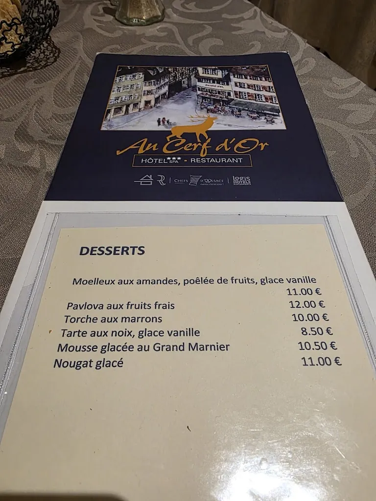 Menu_Restaurant @ Au Cerf d'or_France_immagine_3