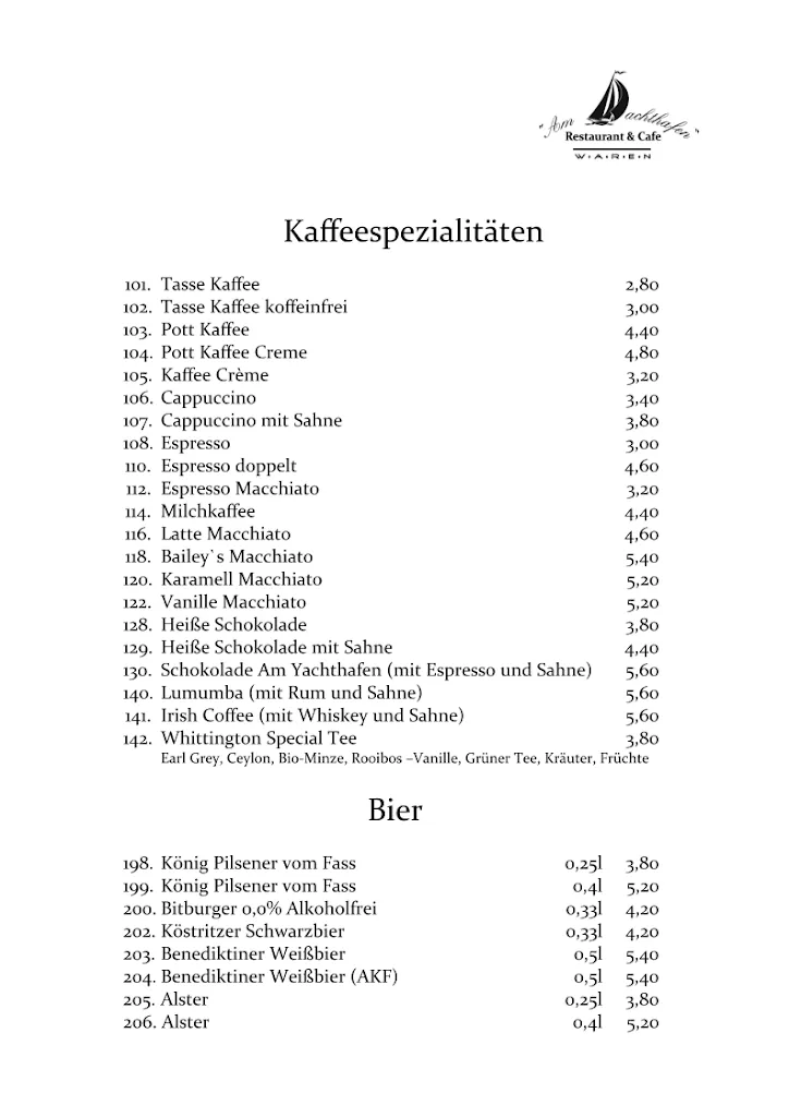 Menu_Restaurant & Cafe Am Yachthafen Waren_(Müritz)_image_2