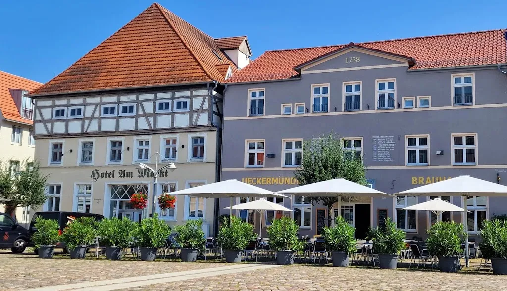 Hotel Am Markt und Ueckermünder Brauhaus Stadtkrug ristorante a Ueckermünde