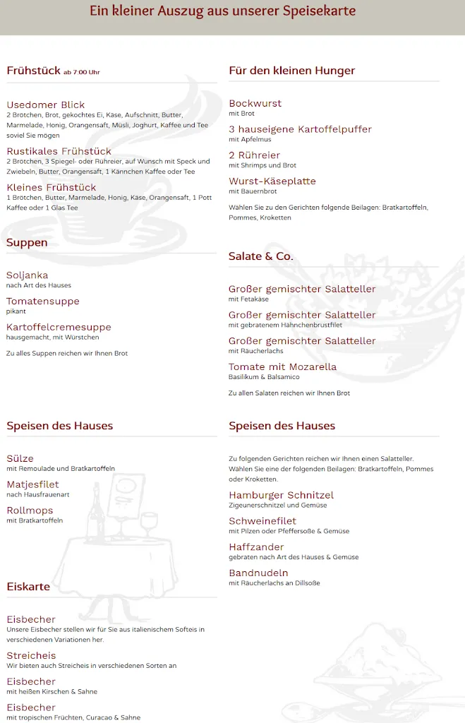 Menu_Usedomer Blick Cafe, Restaurant und Pension_Ueckermünde_image_1
