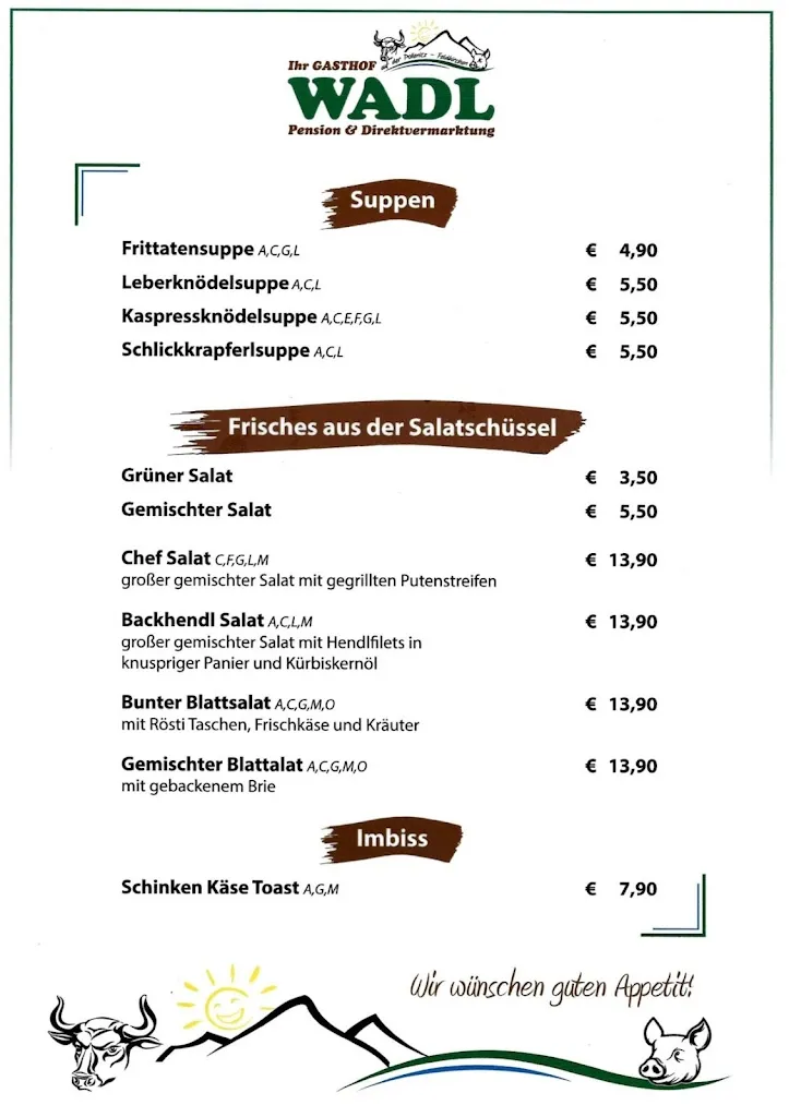 Menu_Gasthof Wadl_Austria_image_1