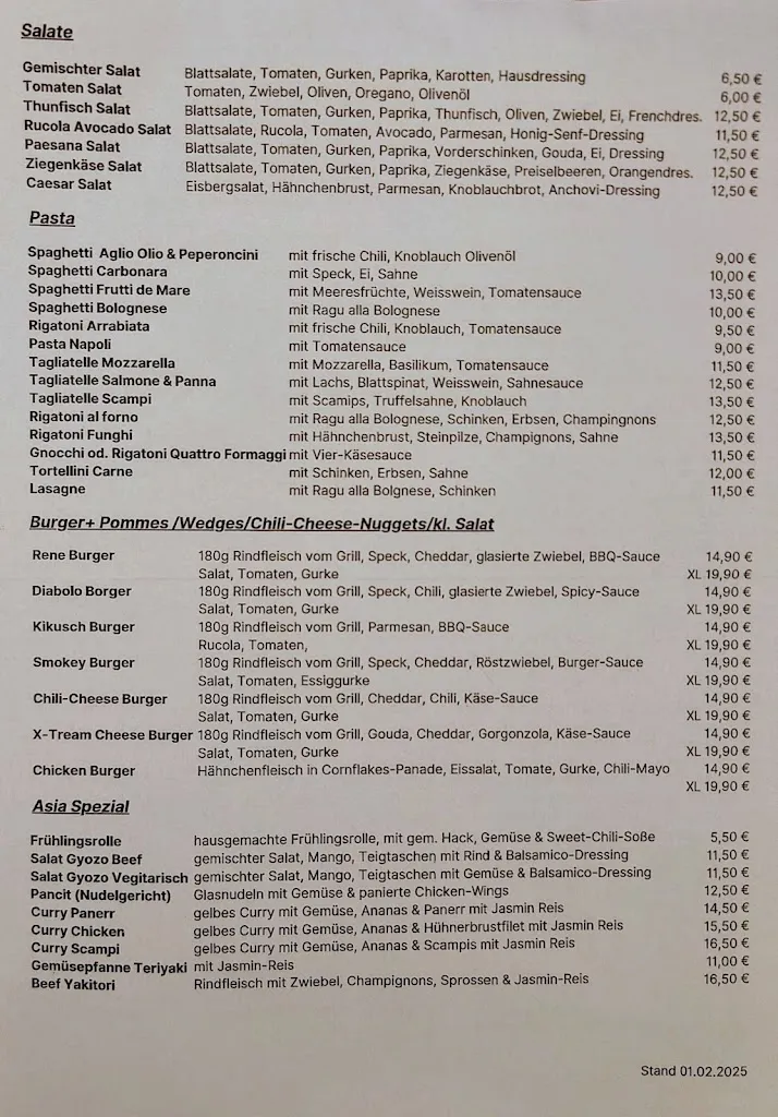 Menu_Rene's Restaurant & Pizzeria_Feldkirchen-Westerham_image_2