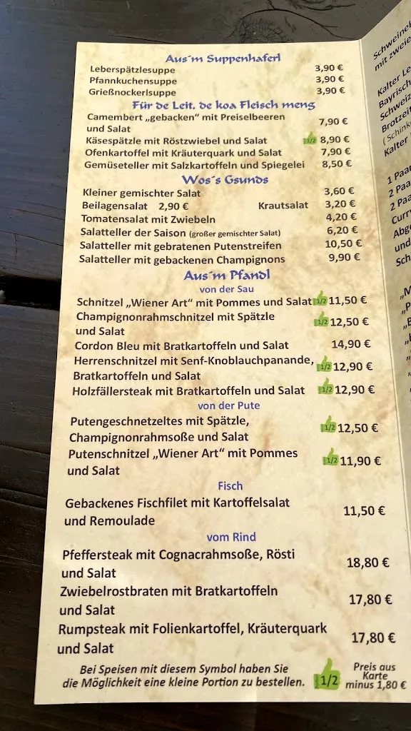 Menu_Landgasthof und Pension Hartmann_Feldkirchen_image_2