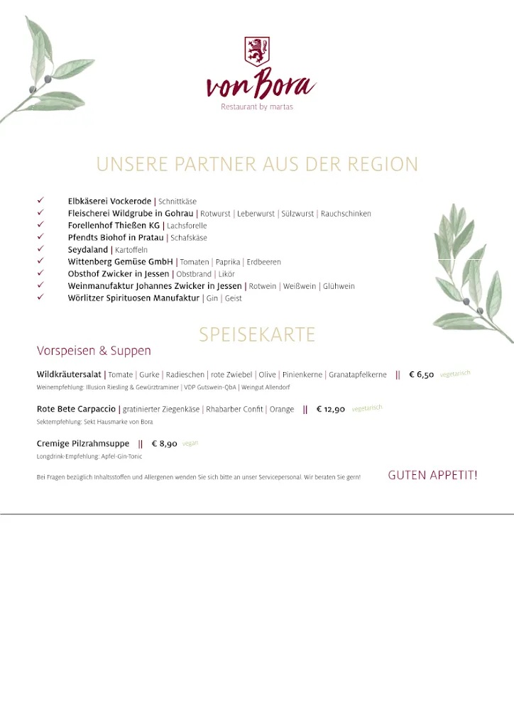 Menu_von Bora - Restaurant by martas_Wittenberg_image_2