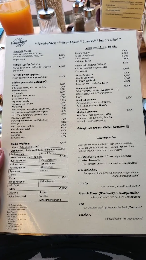 Menu_Independent_Wittenberg_immagine_1