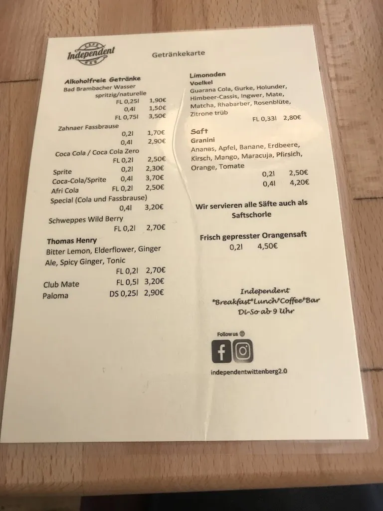 Menu_Independent_Wittenberg_immagine_4