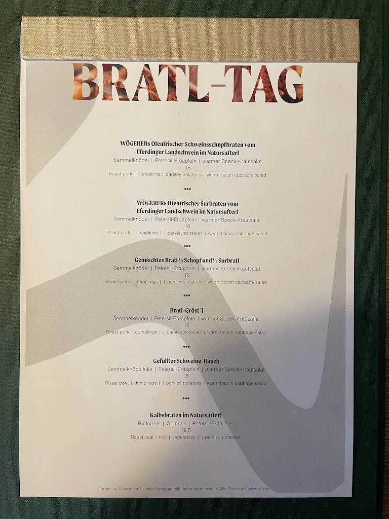 Menu_WÖGERERs Genuss&Tradition seit 1868_Austria_image_2