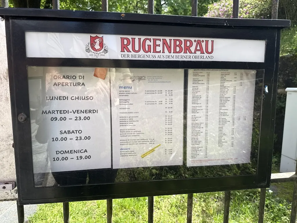 Menu_Grotto Ponte Vecchio_Camorino_image_2