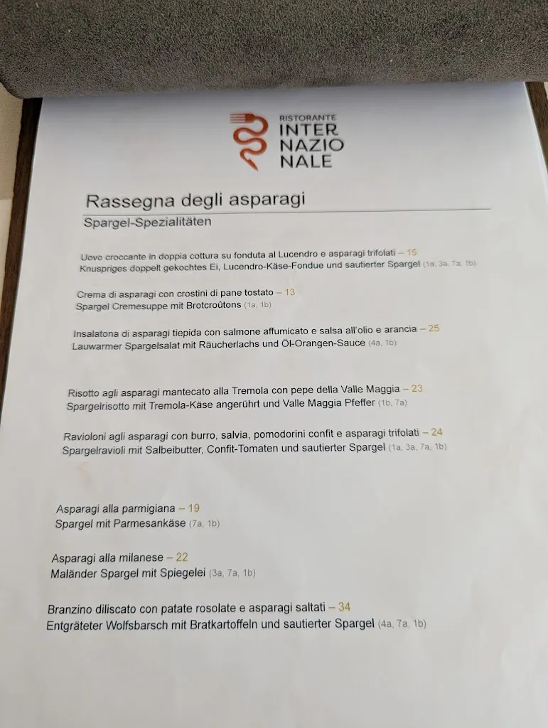 Menu_Ristorante Internazionale Bellinzona_Bellinzona_image_1