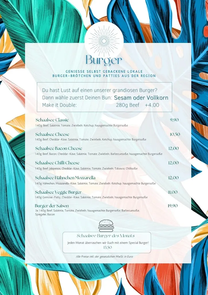 Menu_Beach & Burger Schaalseeklause_Schaalsee_immagine_3