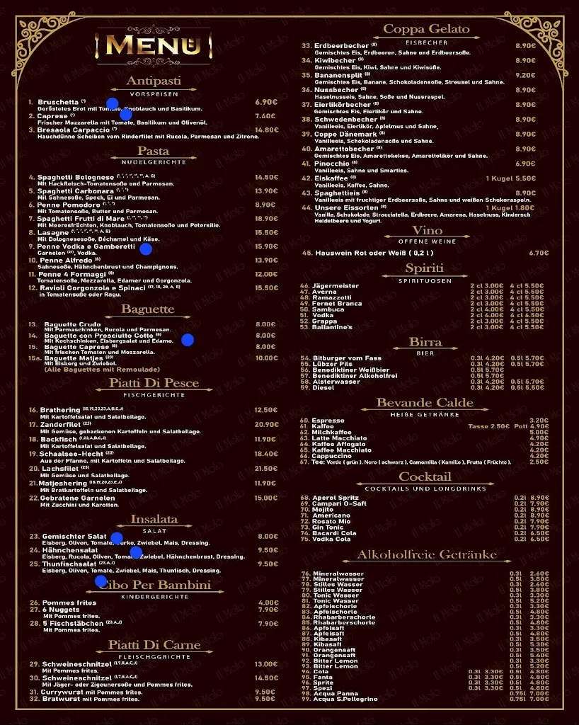 Menu_Gaststätte IL Molo_Schaalsee_immagine_3