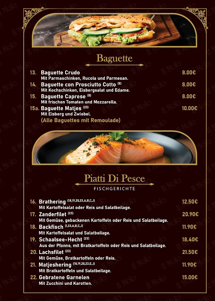 Menu_Gaststätte IL Molo_Schaalsee_immagine_4