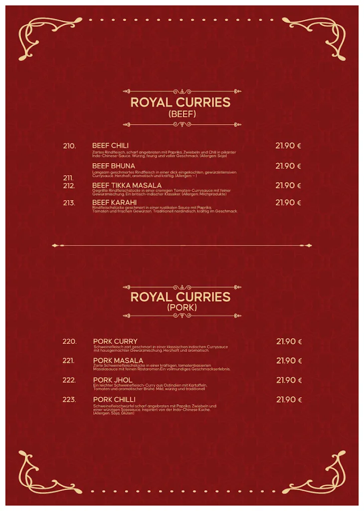 Menu_The Indian Grill House_Heidelberg_immagine_3