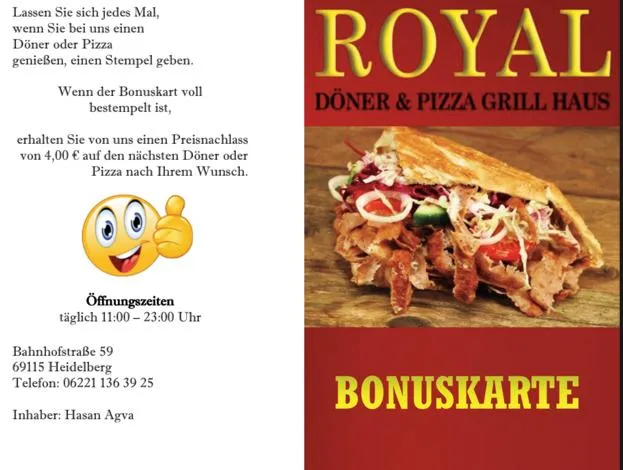 Menu_Royal Döner & Pizza - Grill Haus_Heidelberg_image_3