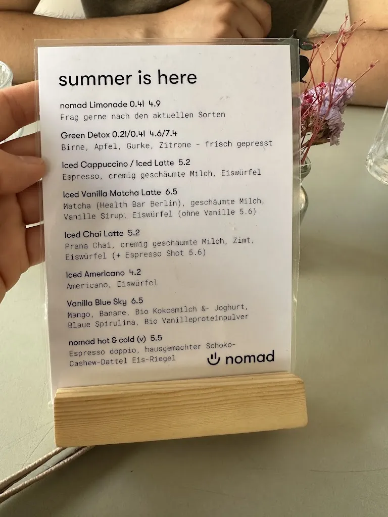 Menu_Café NOMAD Heidelberg Weststadt - Frühstück, Kaffee, Kuchen & vegane Auswahl_Heidelberg_image_1