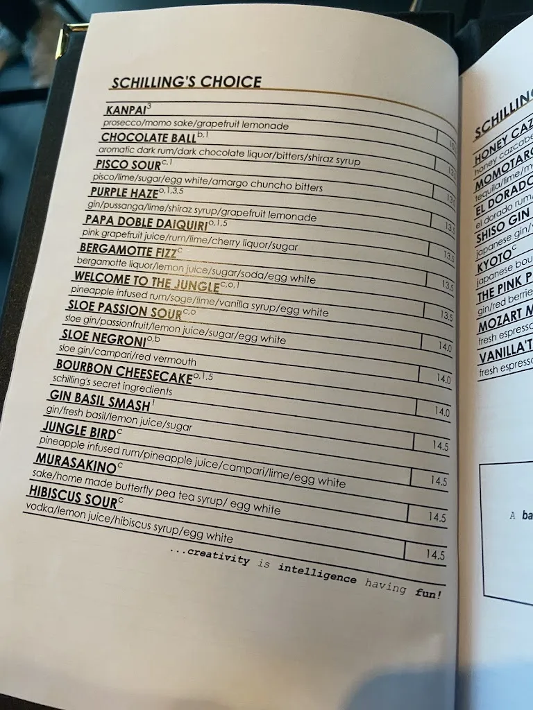 Menu_Schilling Roofbar • Heidelberg (Cocktails & Sushi)_Heidelberg_image_1