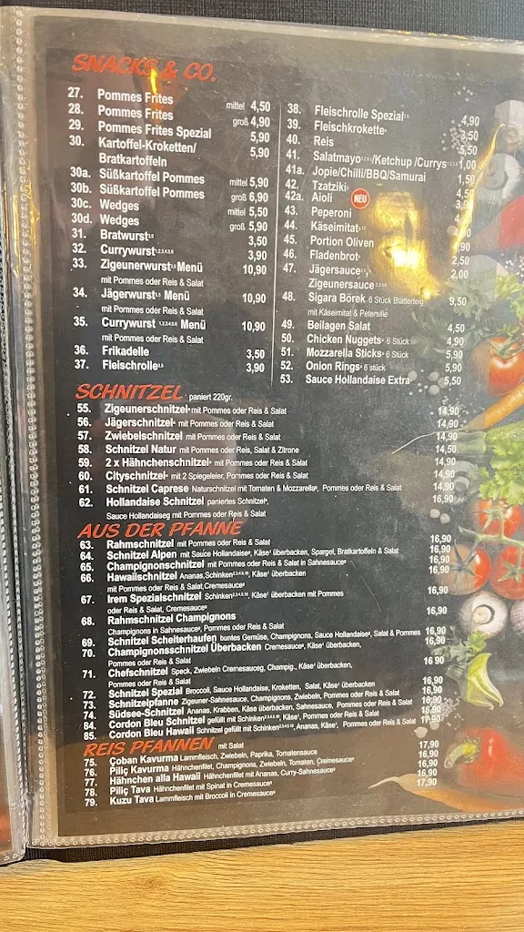 Menu_Restaurant Irem - Döner & Pizzeria_Alpen_immagine_3