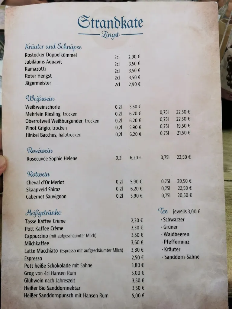 Menu_Restaurant „Strandkate“_Zingst_image_1