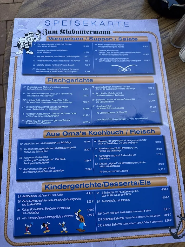 Menu_Zum Klabautermann_Zingst_immagine_3