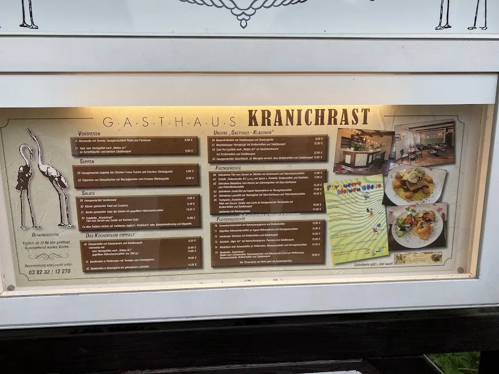 Gasthaus Kranichrast restaurant in Zingst