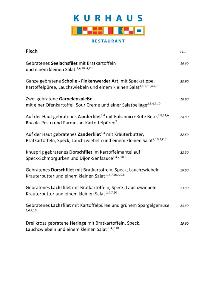 Menu_Kurhausrestaurant - Wohlfühl-Ambiente mit Meerblick_Zingst_image_4