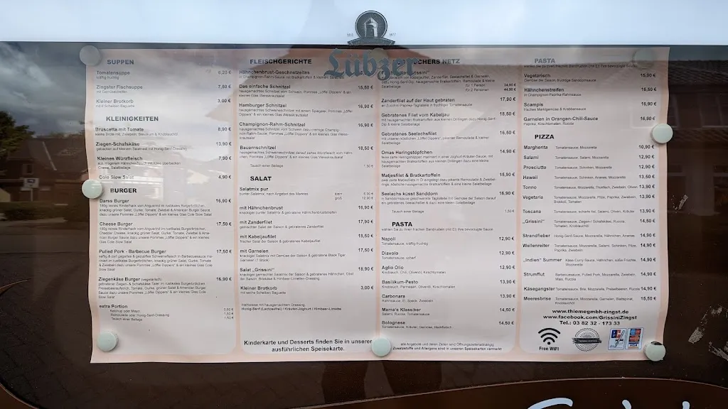 Menu_GRISSINI - Restaurant - Café - Bar_Zingst_image_1
