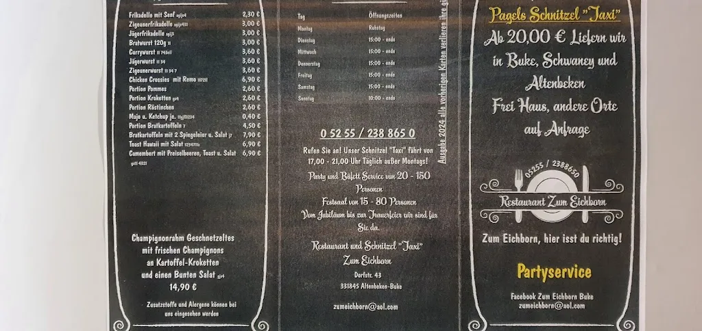 Menu_Zum Eichborn_Altenbeken_immagine_1