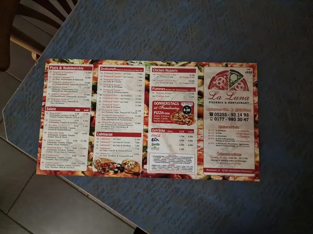 Menu_La Luna Schwaney_Altenbeken_immagine_1