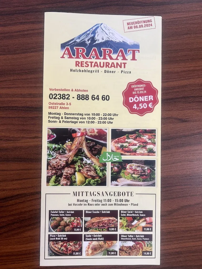 Menu_Ararat Restaurant Ahlen_Ahlen_image_4