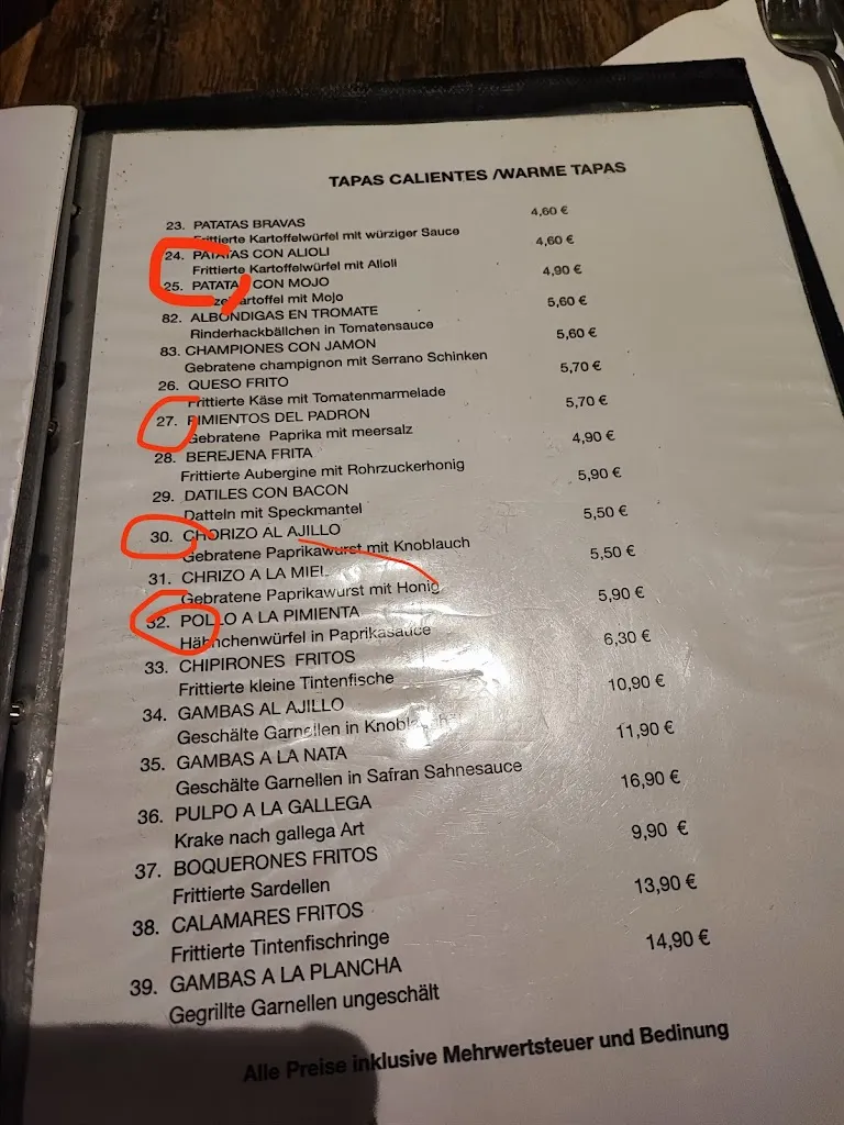 Menu_Spanische Feinkost Restaurant bei Anna_Ahlen_immagine_2