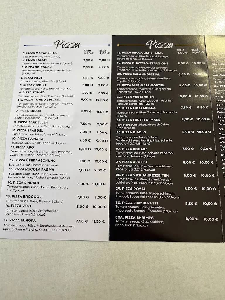 Menu_Pizzeria Europa Altenberge_Altenberge_image_3