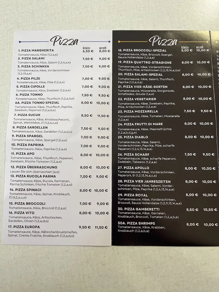 Menu_Pizzeria Europa Altenberge_Altenberge_image_4