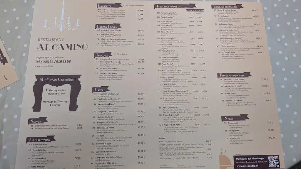 Menu_Al Camino_Laer_image_1