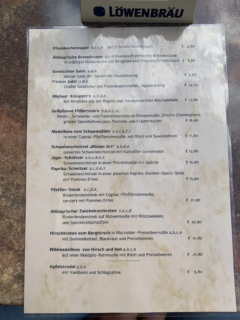 Menu_Gaststätte Flößerstube_Garmisch-Partenkirchen_image_4
