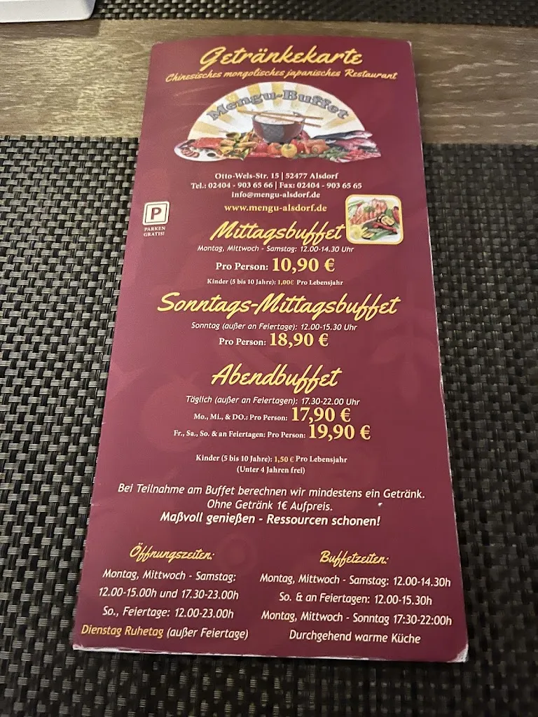 Menu_Mengu Buffet Alsdorf_Alsdorf_immagine_2