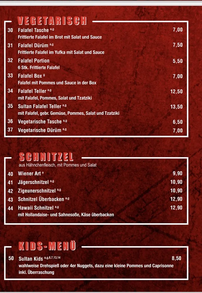 Menu_Sultan of döner_Alsdorf_immagine_1
