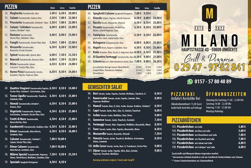 Menu_Pizzeria Milano_Anröchte_immagine_2