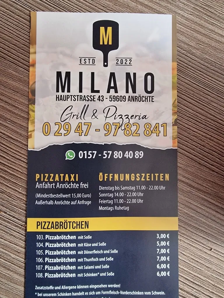 Menu_Pizzeria Milano_Anröchte_immagine_3