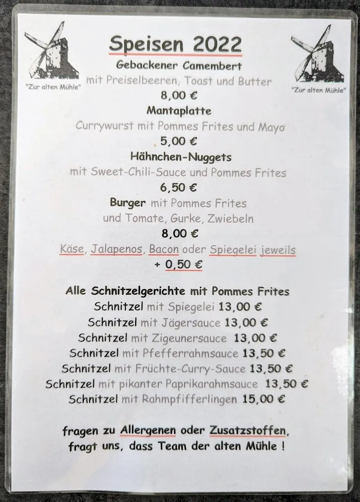 Menu_Zur alten Mühle_Ascheberg_image_1