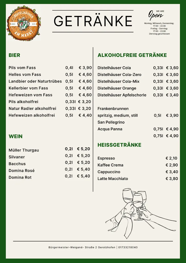 Menu_Distelhäuser am Markt_Gerolzhofen_immagine_2