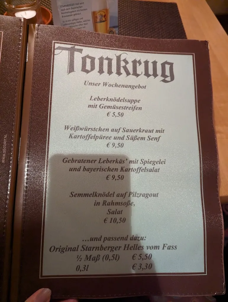 Menu_Gaststätte Tonkrug_Berleburg_immagine_2