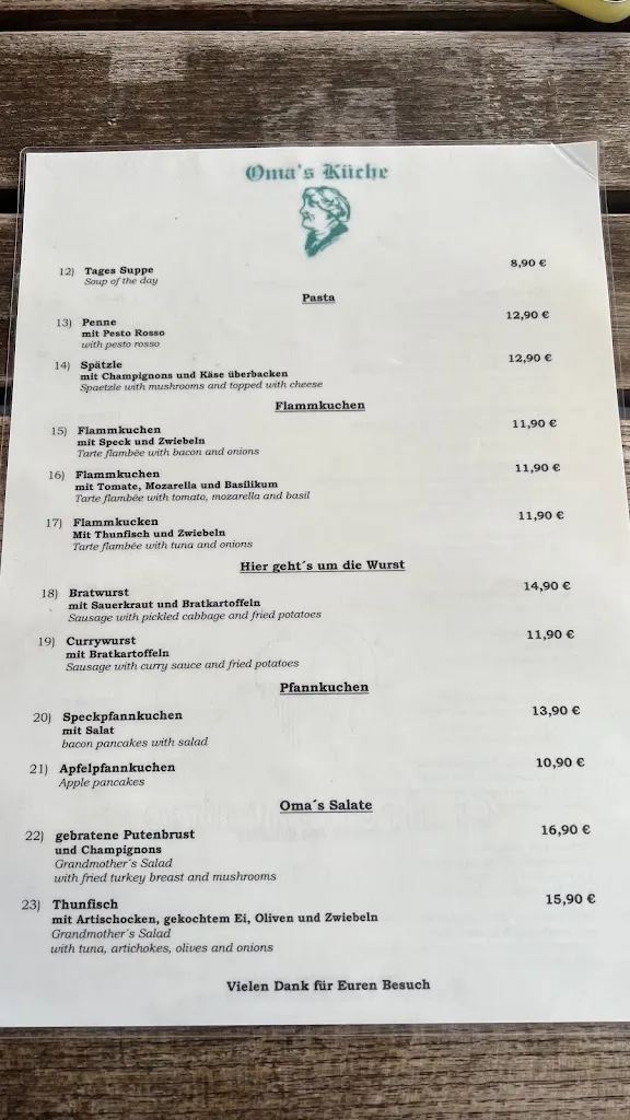 Menu_Oma's Küche_Köln_image_1