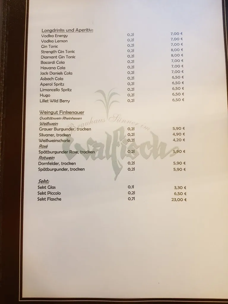 Menu_Brauhaus Sünner im Walfisch_Köln_image_3